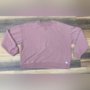 Vuori Halo Sweatshirt Women’s XL Dusty Pink Relaxed Fit Cropped Pullover